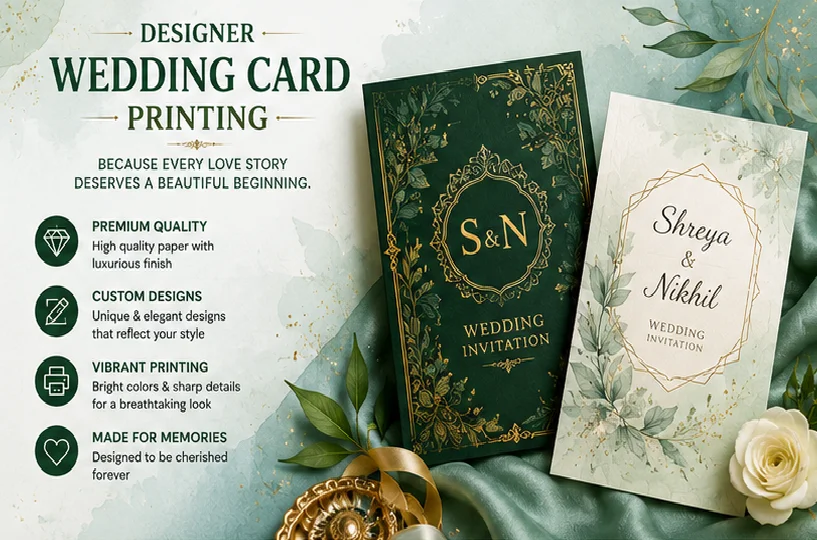 Designer Wedding Card Printing