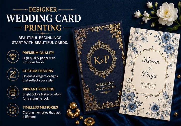 Designer Wedding Card Printing