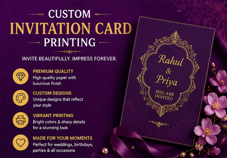 Custom Invitation Card Printing