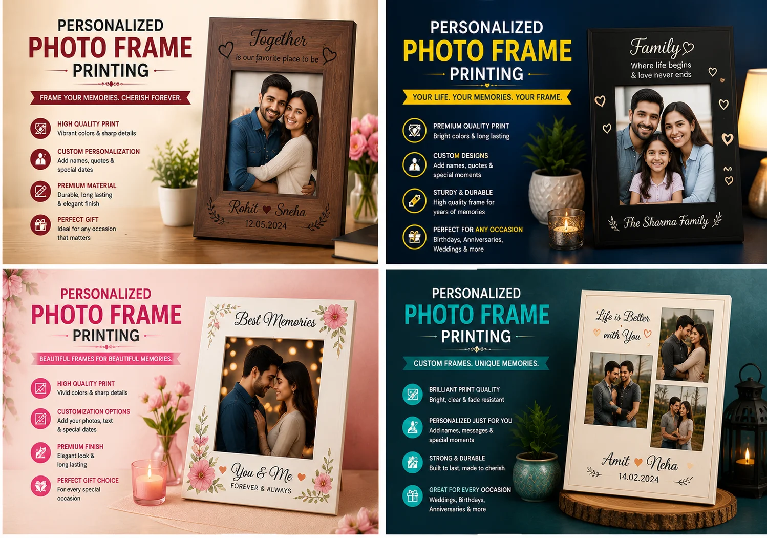 Personalized Photo Frame Printing