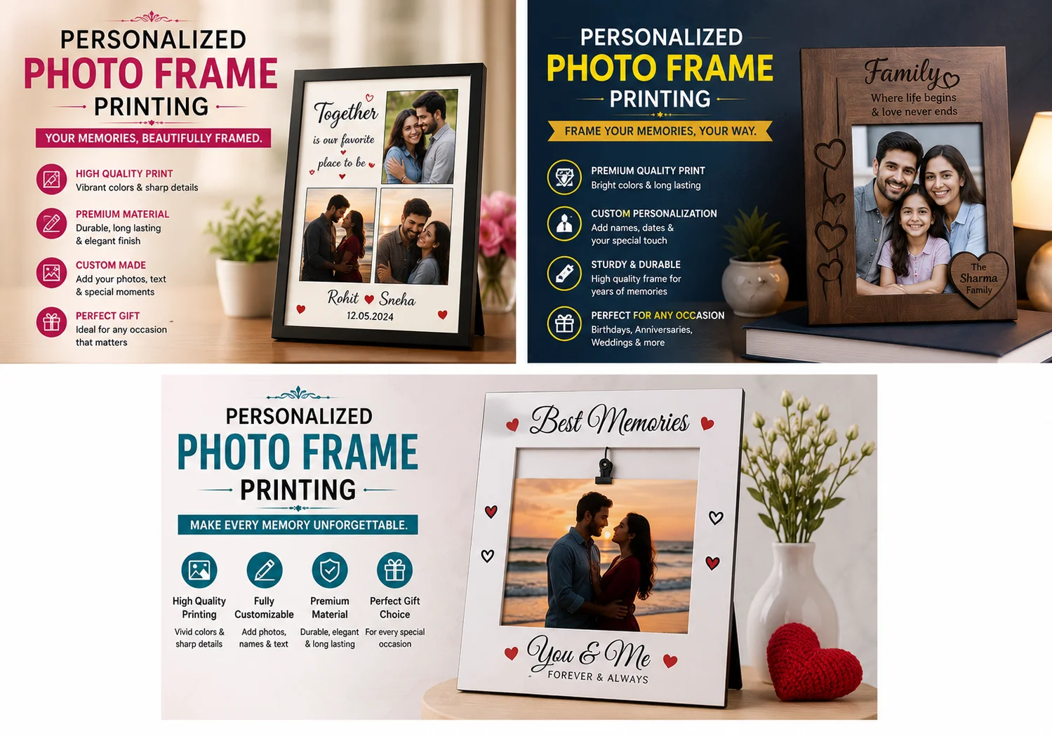 Personalized Photo Frame Printing