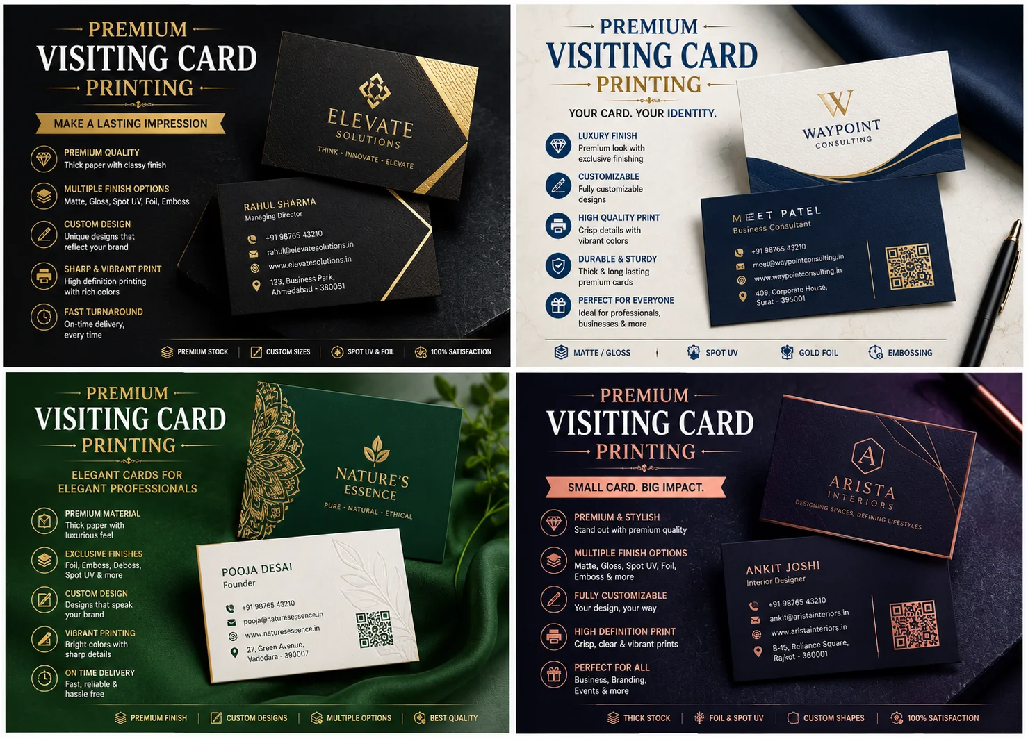 Premium Visiting Card Printing