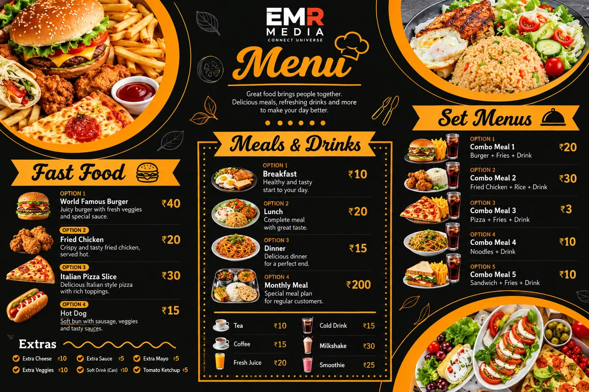 Menu Card Printing - image 3