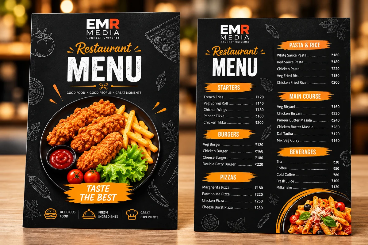 Menu Card Printing - image 4