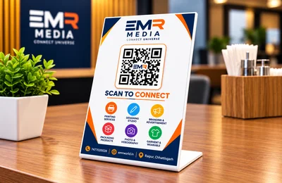 QR Display Card / Stand