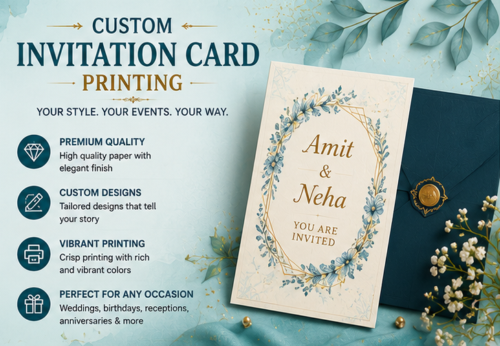 Custom Invitation Card Printing